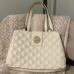 Kate spades elegante shoulder bag white color